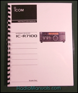 Icom IC-R7100 Instruction Manual Icom IC-R7100 Instruction Manual